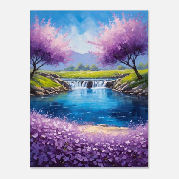 Purple Waterfall Blossom Oasis 9