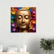 Zen Buddha Canvas: Radiant Tranquility for Your Home Oasis 19