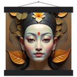 Golden Lotus Crowned Goddess: A Regal Statement 7