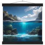 Captivating Coastal Bliss Poster with Hanger 6
