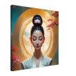 Woman Buddhist Meditating Canvas: A Visual Journey to Enlightenment 57