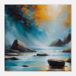 Tranquil Oasis – Canvas Art for Zen Serenity 7