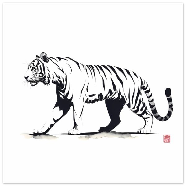 Captivating Tiger Print for Art Enthusiasts