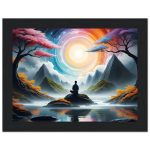 Zen Oasis: Elevate Your Space with a Tranquil Meditation Framed Poster 8