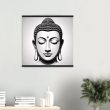 Zen Elegance: Buddha Head Wall Art Unveiled 34
