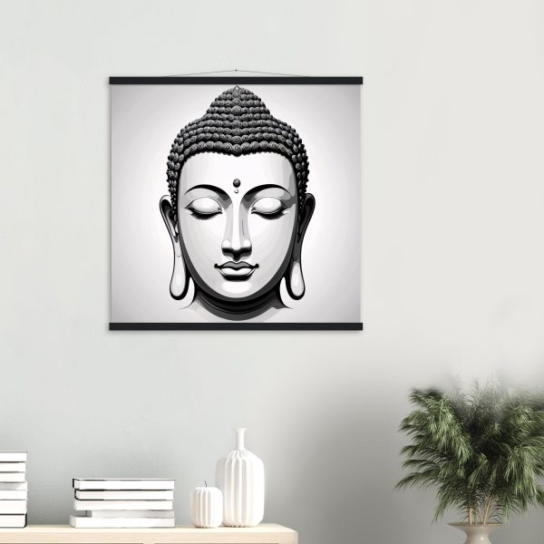 Zen Elegance: Buddha Head Wall Art Unveiled 15