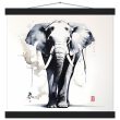 Harmony in Hues: The Majestic Zen Elephant Print 37