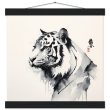 The Fusion of Tradition in the Zen Tiger Canvas 23