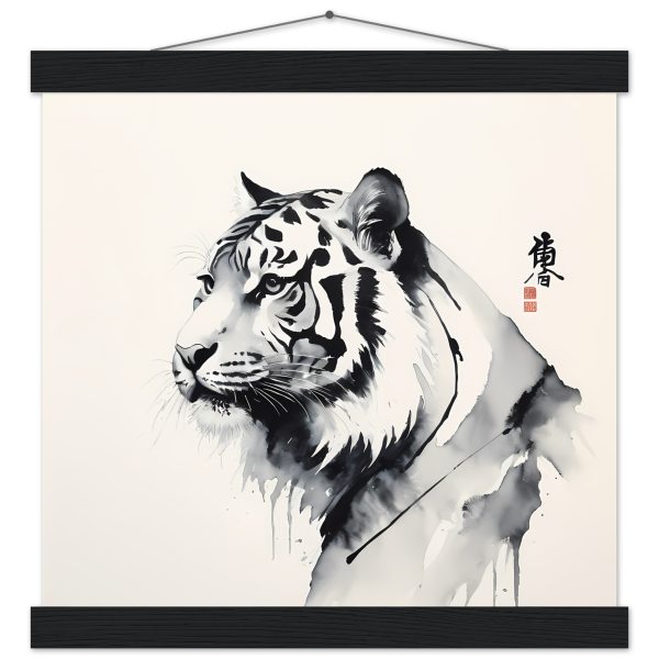 The Fusion of Tradition in the Zen Tiger Canvas 5