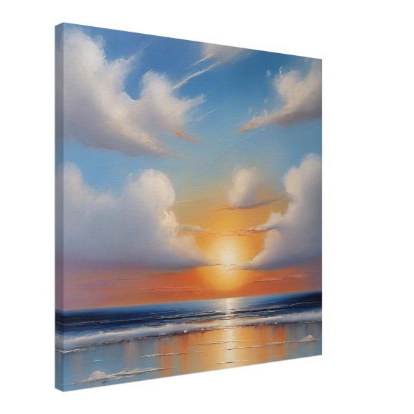Oceanic Elevation: A Symphony of Zen Oil Painting 3
