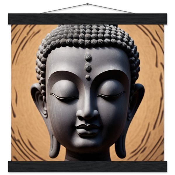 Mystic Tranquility: Buddha Head Elegance for Your Space 12