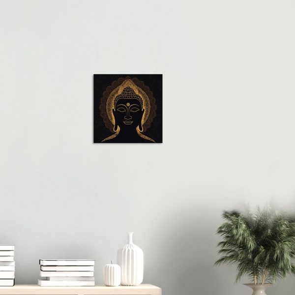 The Elegance of Buddha Head Poster Art 7
