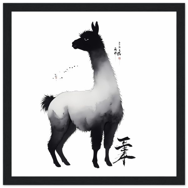 Unveiling Whimsical Elegance: The Llama in Japanese Artistry 10
