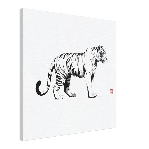 A Captivating Tiger Print Canvas 14