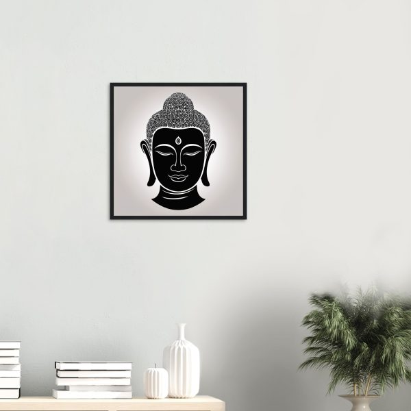Mesmerizing Buddha Head Canvas 16
