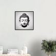 Harmonious Zen: Buddha Mask Poster Elegance 28