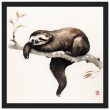 Embrace Peace with the Minimalist Zen Sloth Print 22