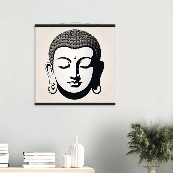 Enigmatic Zen: Tranquil Buddha Canvas 7
