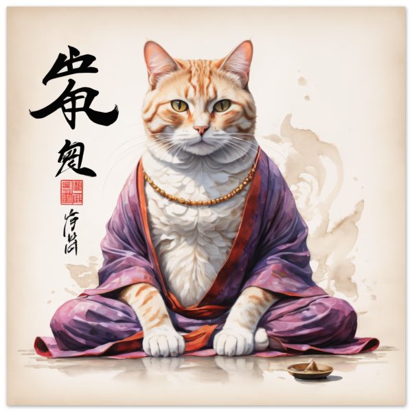 Zen Cat – A Tapestry of Beauty and Simplicity 14