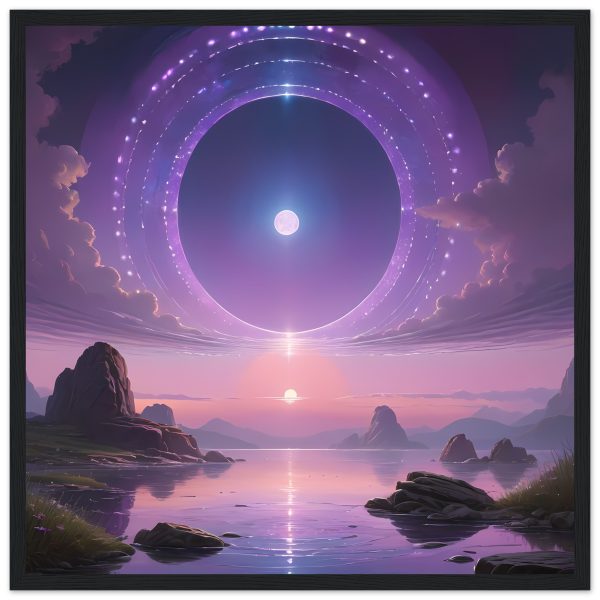 Tranquil Dawn – Framed Matte Poster with a Zen Touch 2