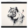 The Fusion of Tradition in the Zen Tiger Canvas 22