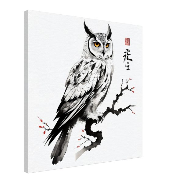 Harmony in Monochrome: Exploring the Allure of the Zen Owl Print 5