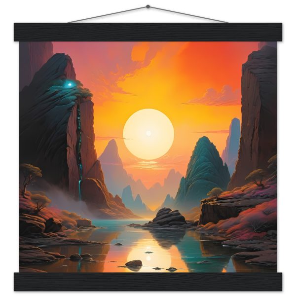 Majestic Valley Sunset: An Oasis of Zen 2