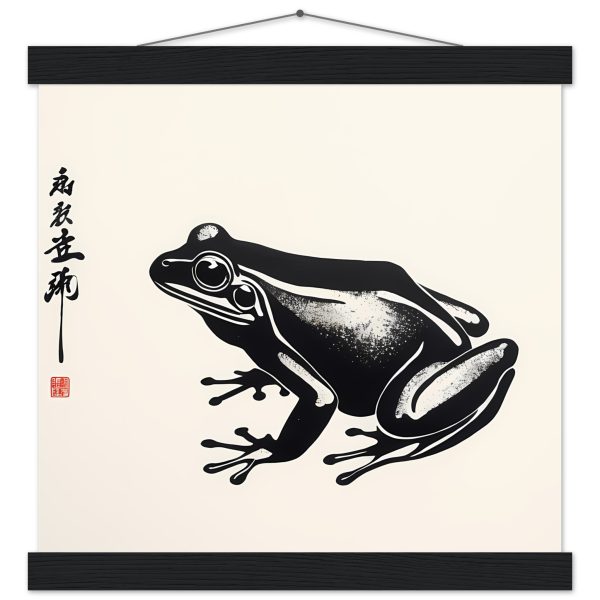 Zen Harmony: Unveiling the Enchanting Frog Print 10