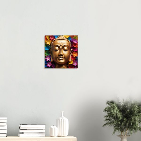 Zen Buddha Canvas: Radiant Tranquility for Your Home Oasis 14