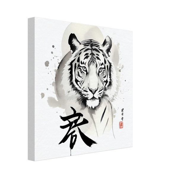 The Enigmatic Allure of the Zen Tiger Framed Poster 12