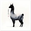 Embodied Elegance: The Llama in Chinese Ink Wash Splendor 19