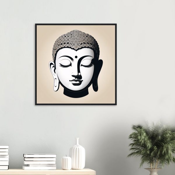 Zen Elegance: Buddha Swirls Poster 4
