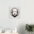 Mandala Harmony: Zen Buddha Canvas Elegance 22