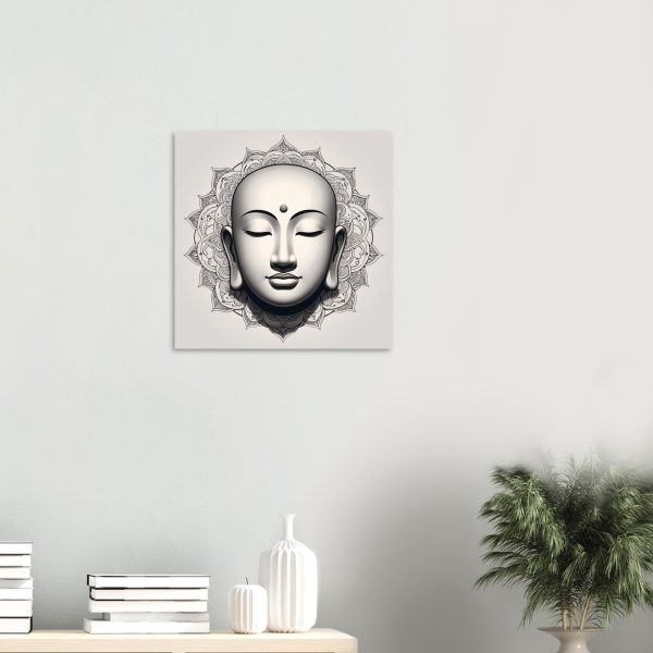 Mandala Harmony: Zen Buddha Canvas Elegance 3