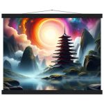Dreamlike Fusion: Premium Poster with Magnetic Hanger Set 7