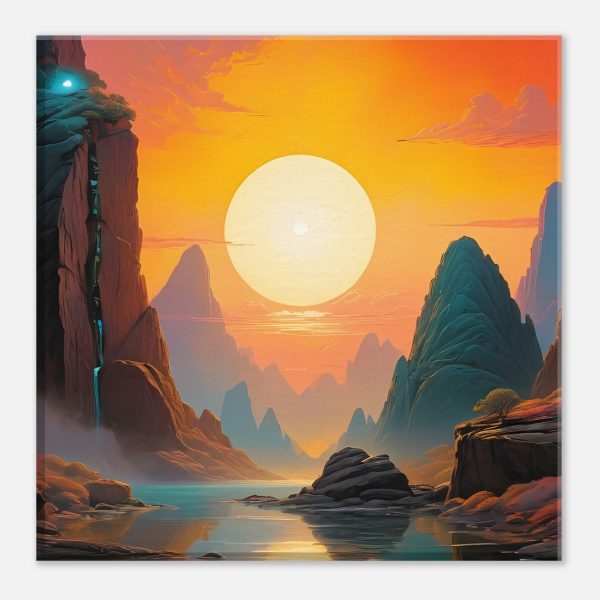 Zen Sunset: A Valley of Tranquility 2