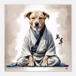 Elevate Your Space with Zen Dog Wall Art 23