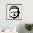 Enigmatic Zen: Tranquil Buddha Canvas 24