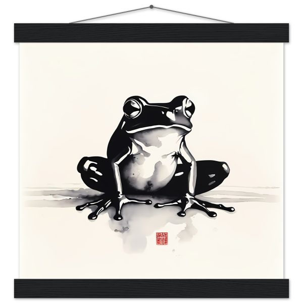 The Enchanting Zen Frog Print for Your Tranquil Haven 8