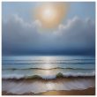 Seascape of Zen in the Oil Painting Print 38