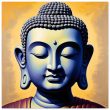 Serenity Canvas: Buddha Head Tranquility for Your Space 31