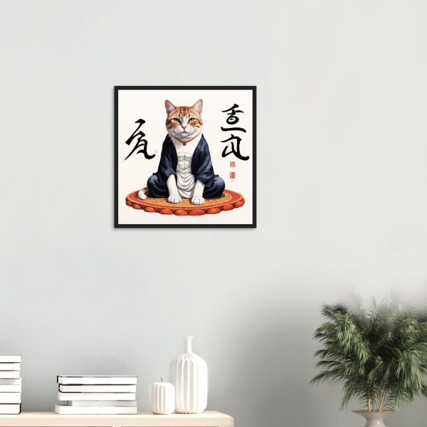 Zen Cat Wall Art – Feline Wisdom and Artistic 10