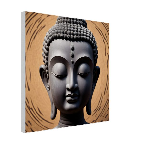 Mystic Tranquility: Buddha Head Elegance for Your Space 5