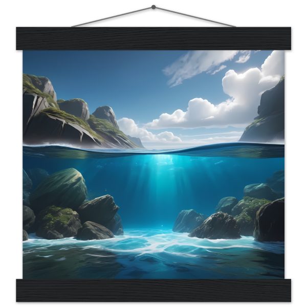 Captivating Coastal Bliss Poster with Hanger 4