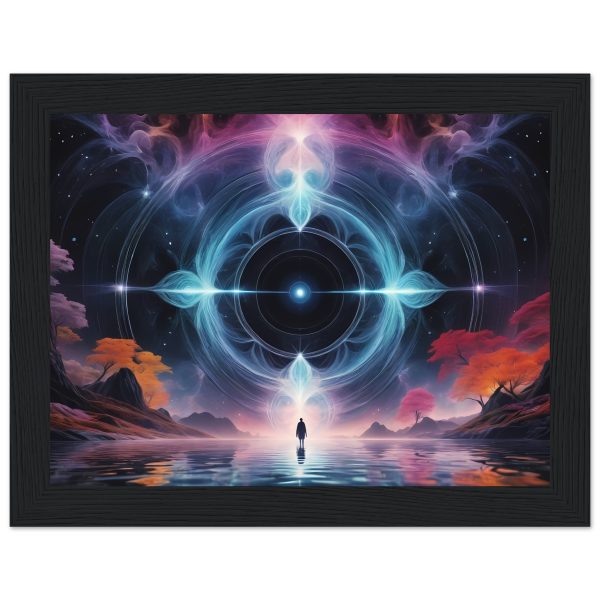 Zen Tranquility: Elevate Your Space with Cosmic Meditation Framed Poster 4