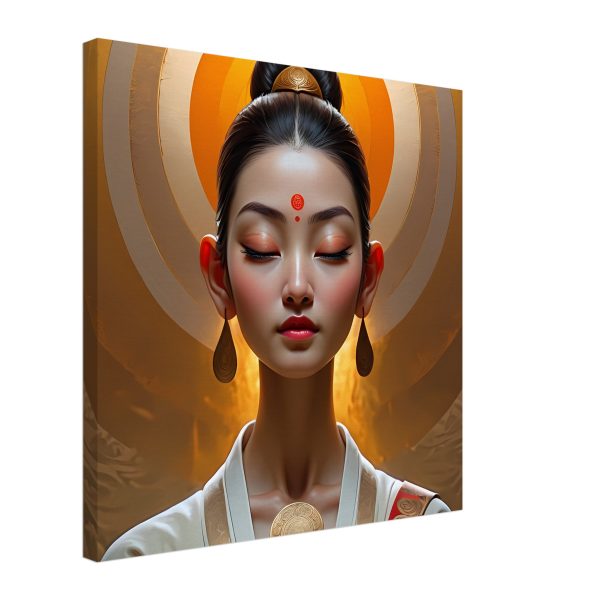 A Tapestry of Tranquility: Unveiling the Woman Buddhist Poster 12