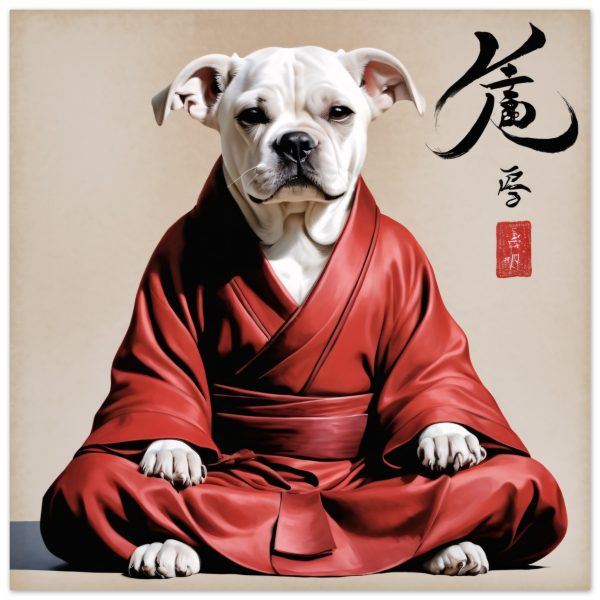 Zen Dog Wall Art for Canine Enthusiasts 2