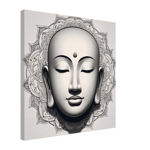 Mandala Harmony: Zen Buddha Canvas Elegance 5
