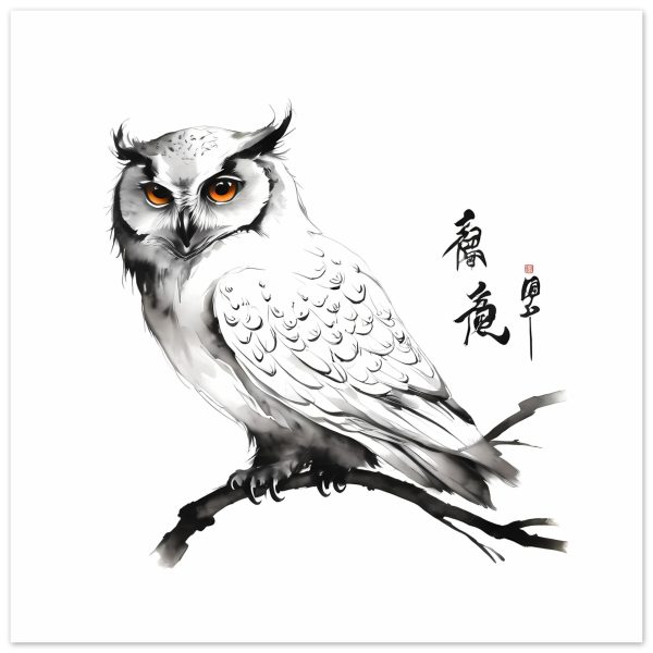 Exploring the Timeless Allure of the Chinese Zen Owl Print 12