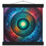 Cosmic Gateway: Abstract Zen Poster with Magnetic Hanger”  Description: 8